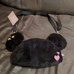 Mickey shaped plush crossbody